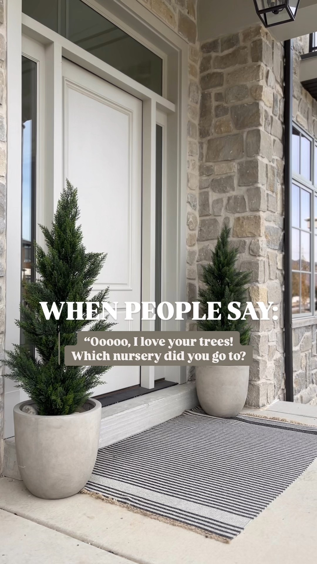 🌲🌲The MOST realistic 5’ outdoor faux cedar trees. Simply fluff, and enjoy! 

I’ve had them 2 years, and would absolutely choose them again! They keep my front porch beautiful all year round with zero maintenance! 🤗 Win-Win! 

**If you like elevated Amazon home finds that are actually worth it, FOLLOW ALONG for more**

Xoxo,
Andrea

Amazon home finds
Front porch decor
Front porch styling
Entry decor
Amazon decor
Amazon must have
Trending Home Decor
Faux tree, faux cedar tree, Amazon home, Amazon decor, Amazon outdoor

#LTKSeasonal #LTKHome