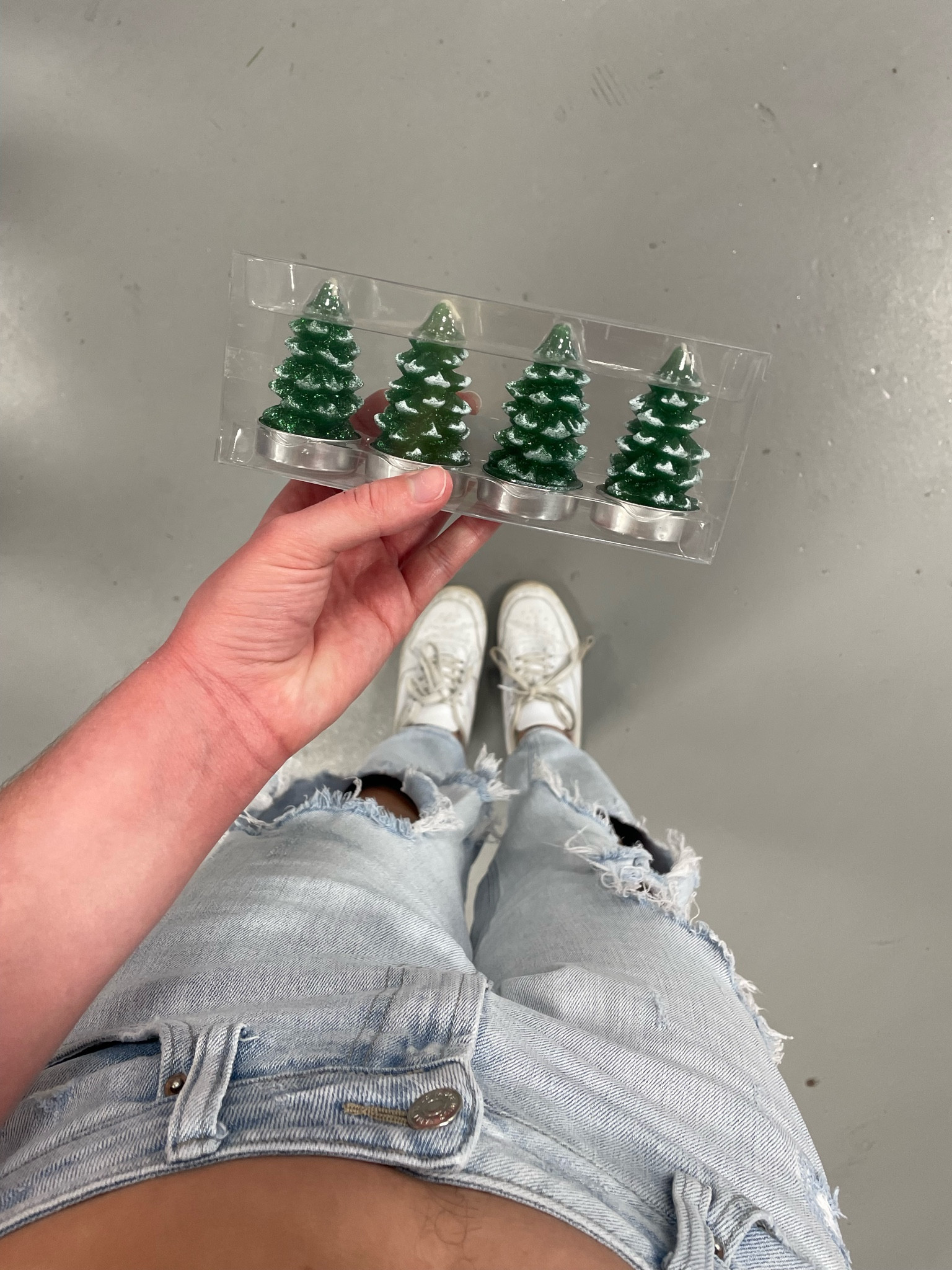 these Christmas tree tea light candles from At Home are so cute! immediately bought these 🎄

#LTKSeasonal #LTKGiftGuide #LTKHoliday