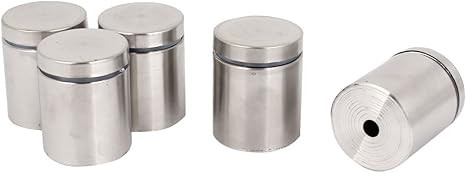 1-inch x 1.2-inch 25x30mm Stainless Steel Advertising Screw Nails 5pcs | Amazon (US)