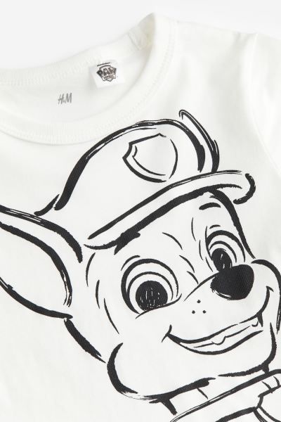 Printed T-shirt - White/Paw Patrol - Kids | H&M US | H&M (US + CA)