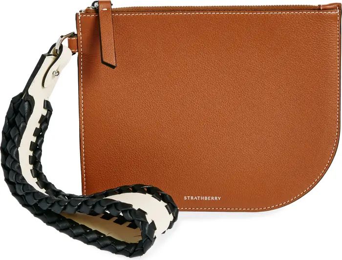 Strathberry x Collagerie Leather Wristlet Pouch | Nordstrom | Nordstrom