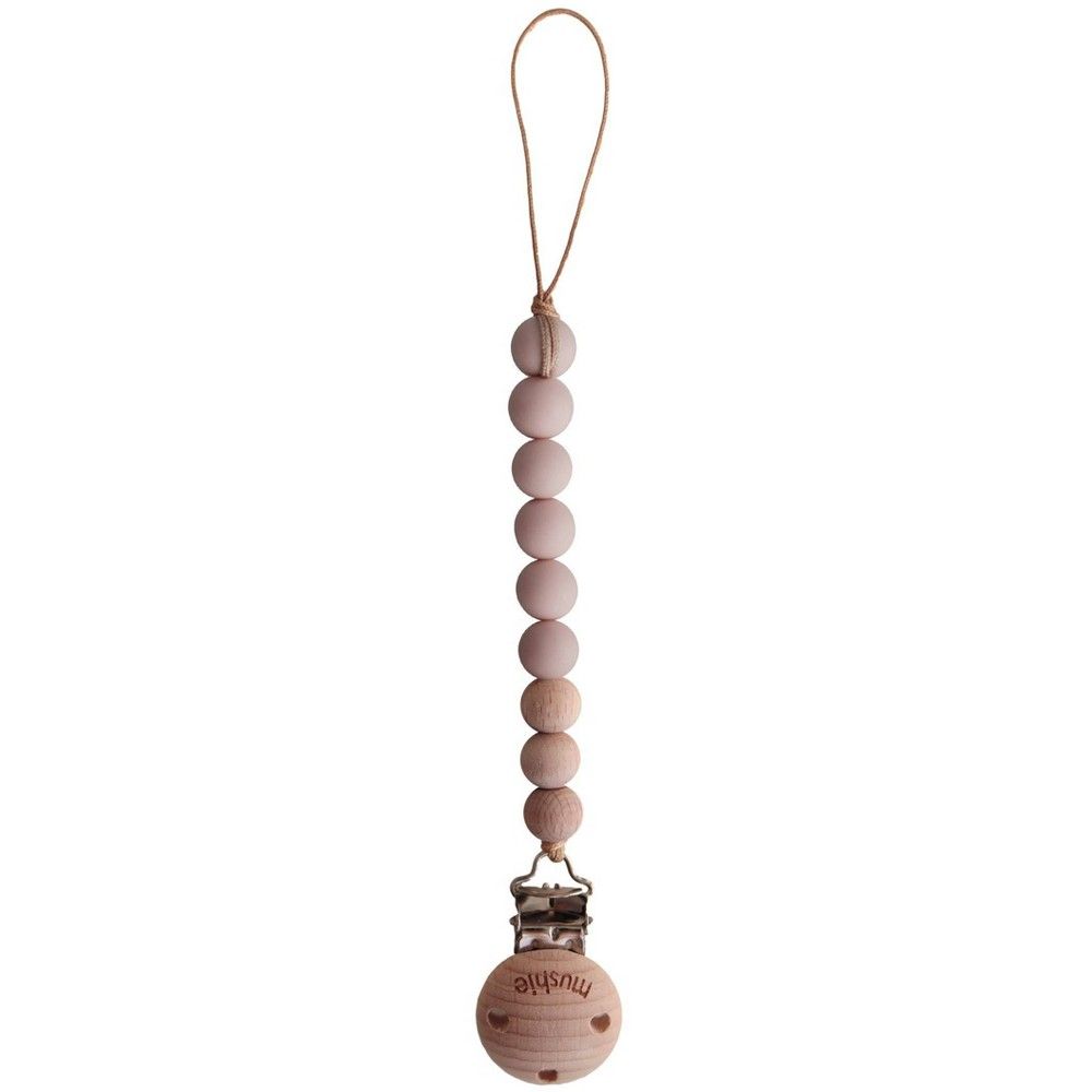 Mushie Cleo Pacifier Clip - Blush | Target