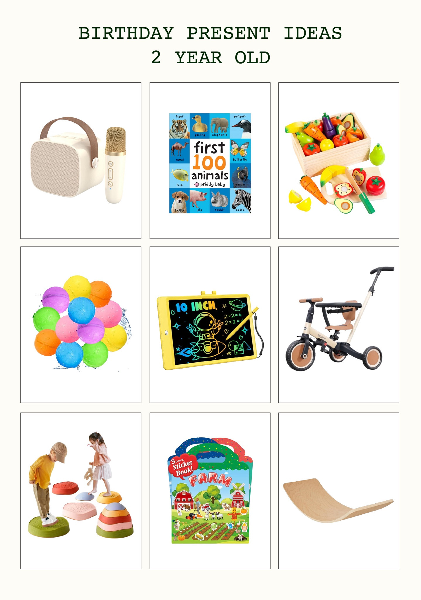 Birthday Gift Ideas for 2 Year Olds! 