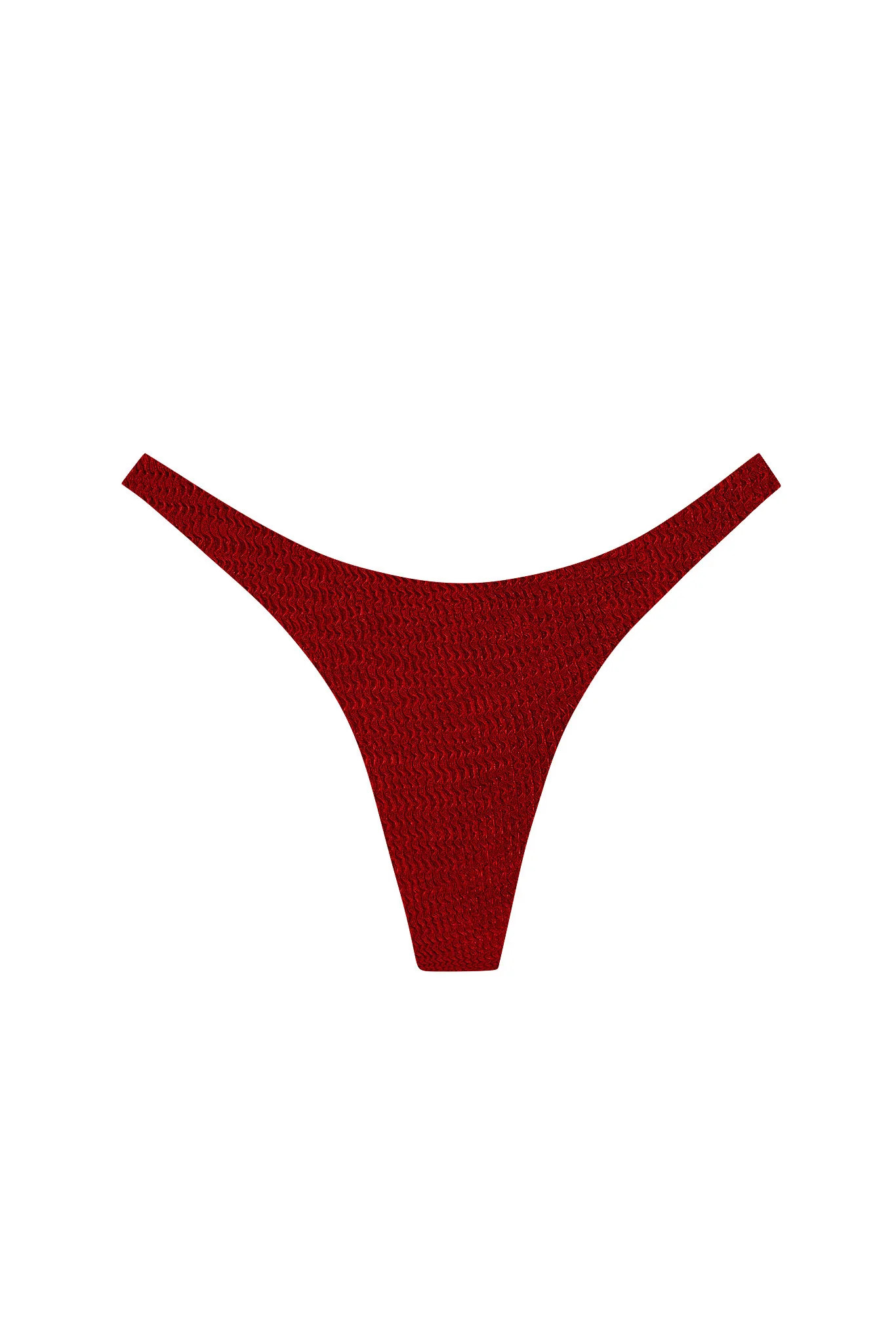 Milos Thong - Cherry Crinkle | Monday Swimwear