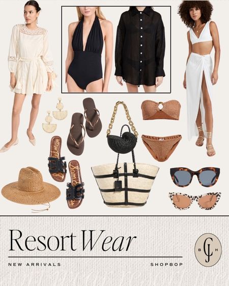 Resort wear and vacation style from Shopbop. So many fun and pretty styles for that warm weather vacation. Style tip. Swim style. Cella Jane  

#LTKstyletip #LTKswim #LTKtravel