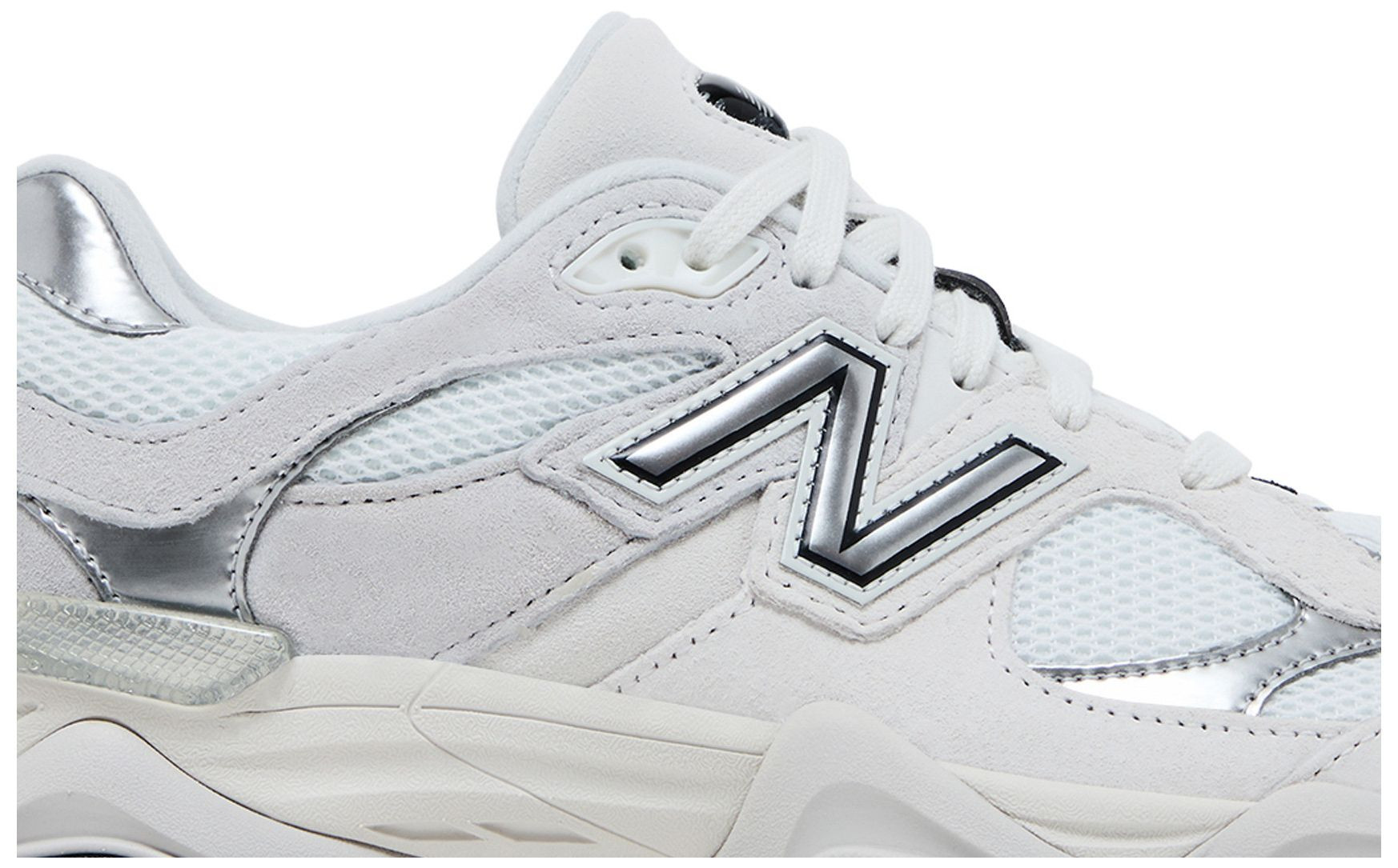 New Balance 9060 'White Black Metallic Silver' | GOAT