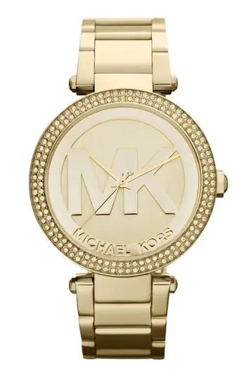 Women's Michael Kors Parker Logo Dial Bracelet Watch, 39Mm | Nordstrom