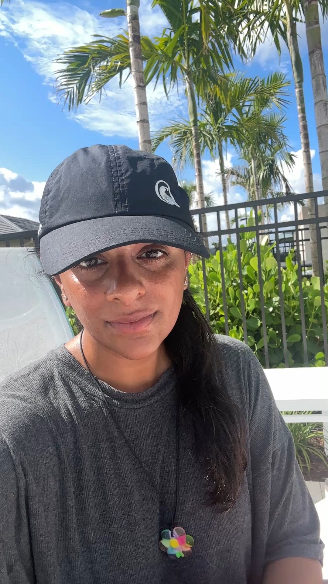 Hot pink mesh bag to hold all our pool toys