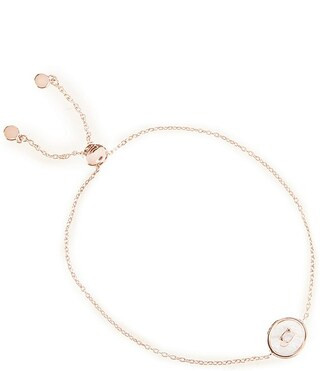COACH Signature Mother Of Pearl Coin Adjustable Bracelet | Dillard's | Dillard's