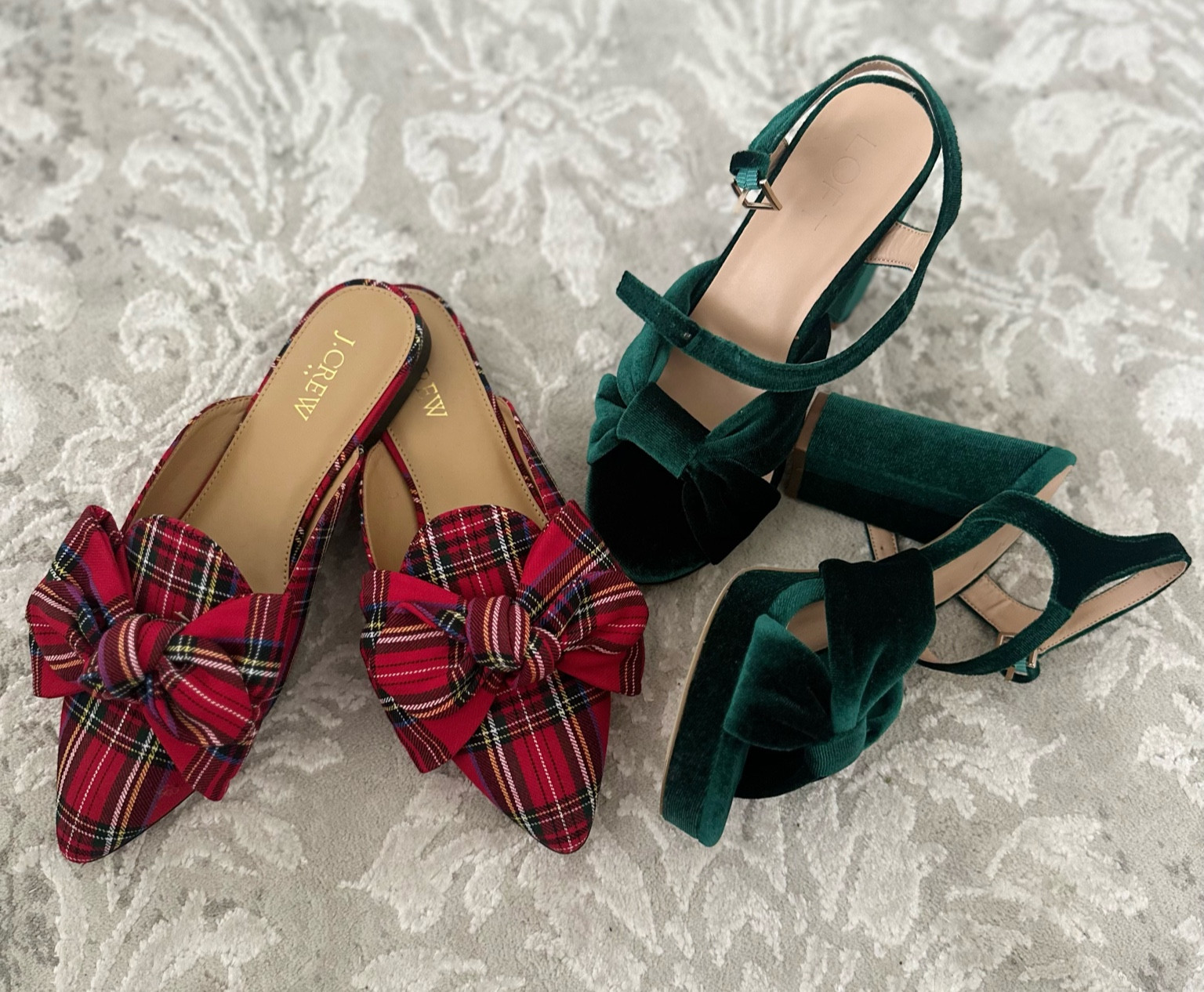 Holiday shoes, Christmas shoes, plaid, mules, platform heels 

#LTKSeasonal #LTKshoecrush #LTKHoliday