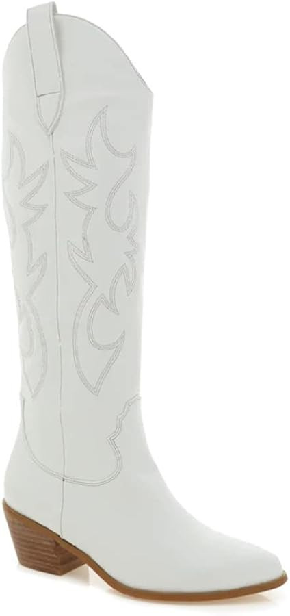 BILLINI Women's Urson Pointed-Toe Knee High Cowboy Boots | Amazon (US)