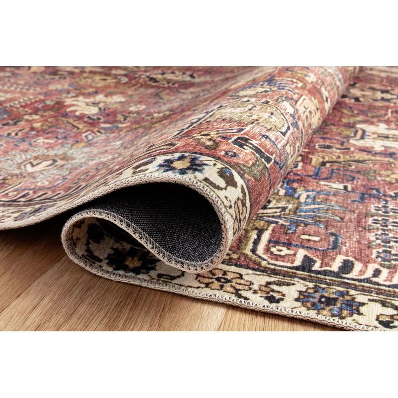 Chris Loves Julia x Loloi Jules Oriental Merlot Rug | Wayfair North America