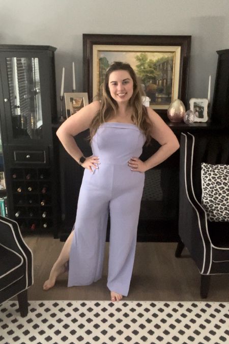 Lilac jumpsuit 

Summer outfit, wedding guest outfit, spring outfit, midsize outfit 

#LTKmidsize #LTKstyletip