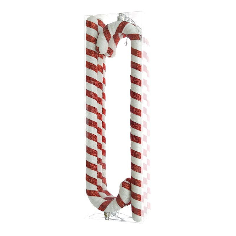 6-Count Oversized Candy Cane Ornaments, 14" | At Home