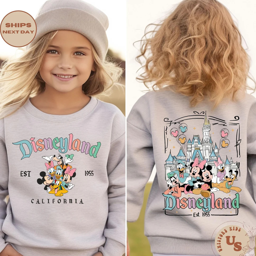Disneyland Toddler Sweatshirt, Mickey and Friends Toddler Shirt, Magical Kingdom Kids Shirt, Disn... | Etsy (US)