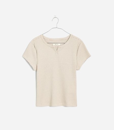 This tee by Madewell is on sale for $24.99! It also comes in an aqua shade. 

#LTKFindsUnder50 #LTKSaleAlert