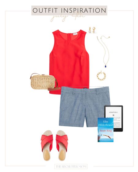 July 4th summer outfit inspo 

4th of July outfit casual outfit shorts red top bbq therecruitermom

#LTKSeasonal #LTKFindsUnder50 #LTKMidsize