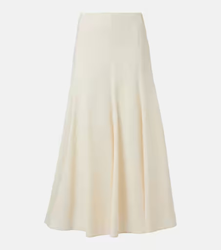 Lenno silk and cotton maxi skirt | Mytheresa (UK)