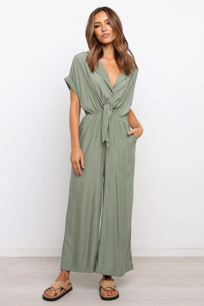 Charpelle Jumpsuit - Olive | Petal & Pup (US)