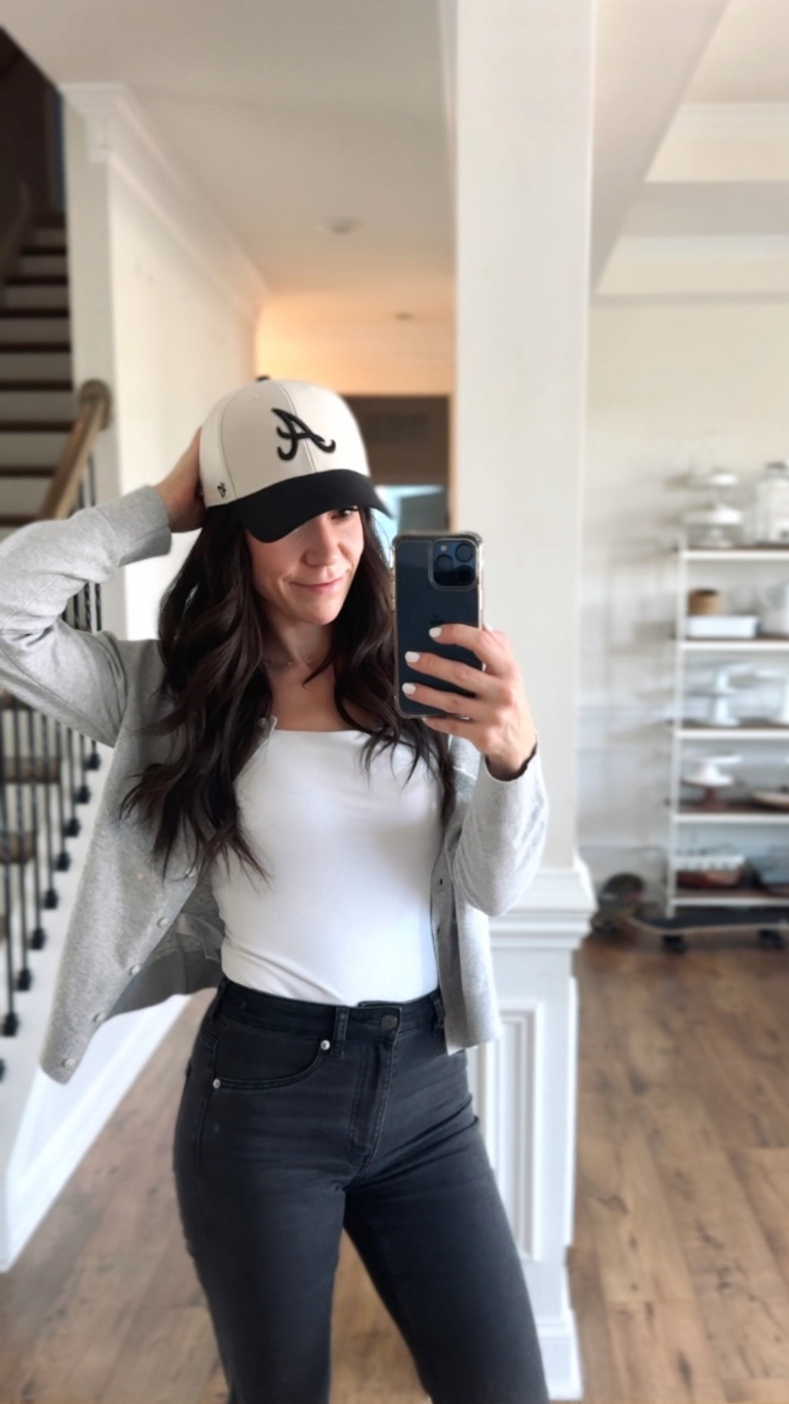 The Georgia girl is back! New hat. Fave denim. ✌🏻🖤

#LTKootd #LTKmomlife #LTKdayinmylife