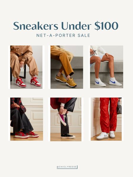 Sneaker finds under $100 to shop from the Net-a-Porter sale. Extra 25% off with code: EXTRA25 

#LTKsalealert #LTKshoecrush #LTKfindsunder100