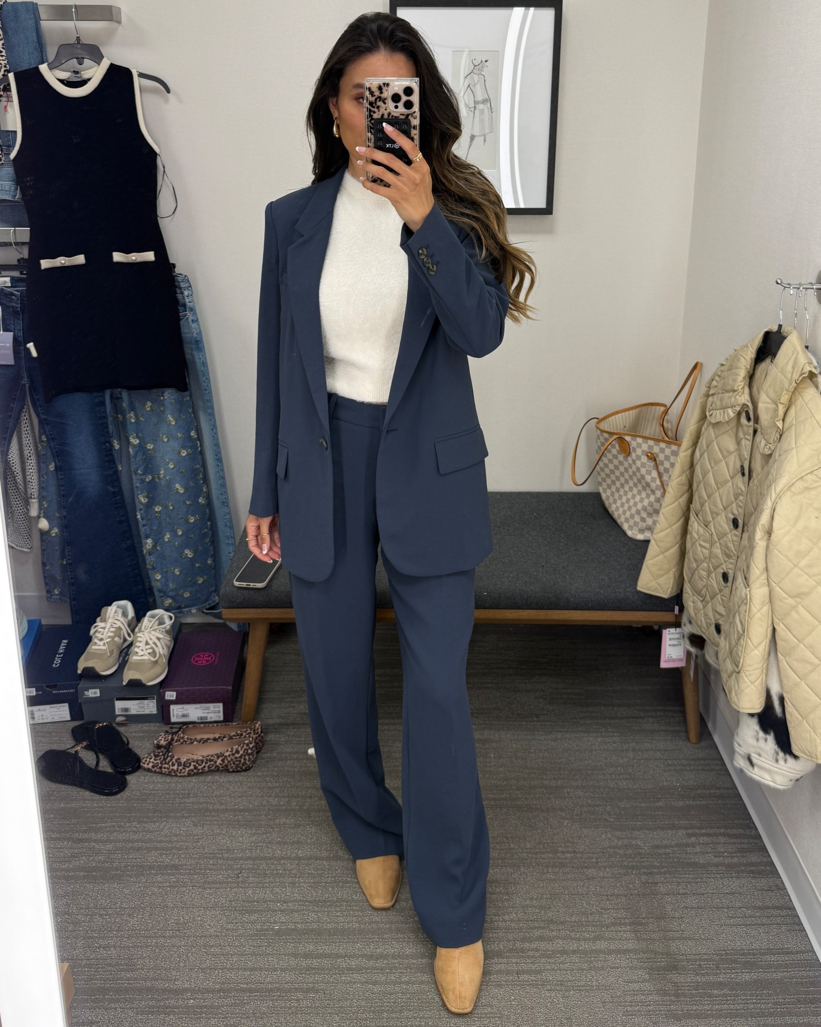 Shop my Nsale outfit! Wearing size XS in my top, Small in my blazer and trousers, and size 8 in my mules! Xo!

#LTKSaleAlert #LTKFindsUnder50 #LTKFindsUnder100
