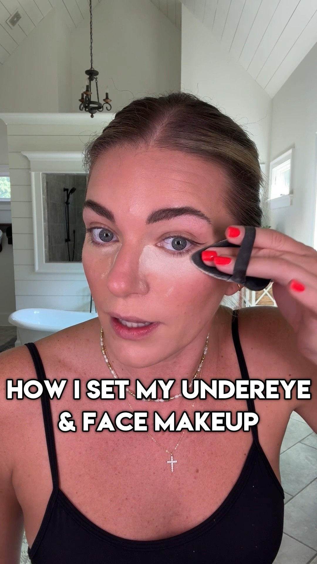 How I set my undereye to prevent raccoon 🦝 eyes & creasing in my forehead! 
•Setting powder is my all time fave. Shade is pound cake 
•Mascara is on my Amazon storefront. 
Shade info:
•foundation - LW9
•concealer - 6.0 IE 
•liquid contour - medium/darkk
•liquid blush: happy 
•setting powder: pound cake 
•powder bronzer: hoola (original shade) (on Amazon storefront)
•powder blush: Shellie  (on Amazon storefront)
•lip liner: 90s pink 
•lip gloss: watermelon 🍉 (on Amazon storefront)

#LTKVideo #LTKBeauty #LTKFindsUnder50