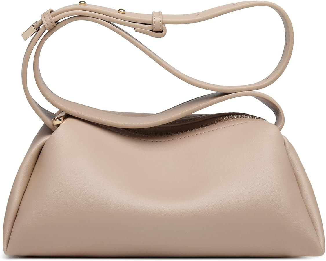 Small Shoulder Crossbosy Bag for Women, Soft Handbag Purse | Amazon (US)