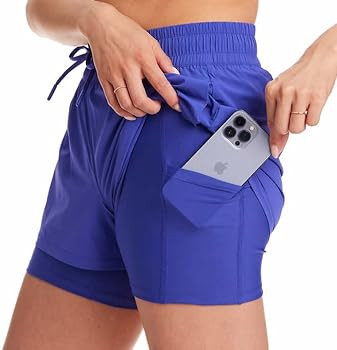 Spyder Ladies' Woven Active Shorts (US, Alpha, Large, Regular, Short, Blue) | Amazon (US)