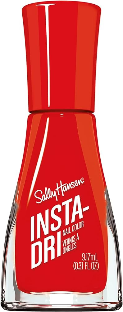 Sally Hansen Insta-Dri® Nail Polish - Color Collision Collection, Augmented Red-ality - 0.31 fl ... | Amazon (US)