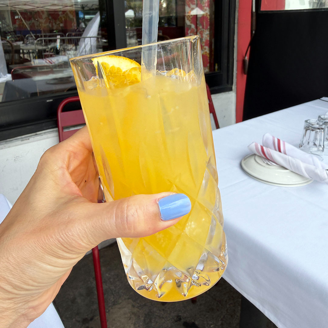 Love a refreshing orange soda when dining al fresco.  

 #LTKstorytime #LTKfoodie #LTKBeauty