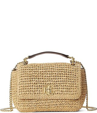 Lauren Ralph Lauren Woven Straw Medium Sophee Shoulder Bag | Dillard's | Dillard's