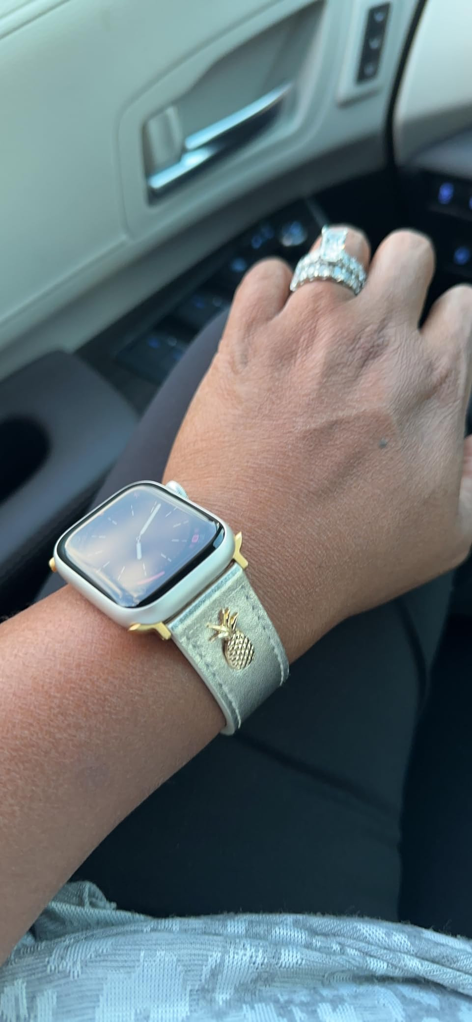 Lilly Pulitzer Genuine Leather Watch Band Sized to Fit 42mm, 44mm, & 45mm Smartwatches, Compatibl... | Amazon (US)