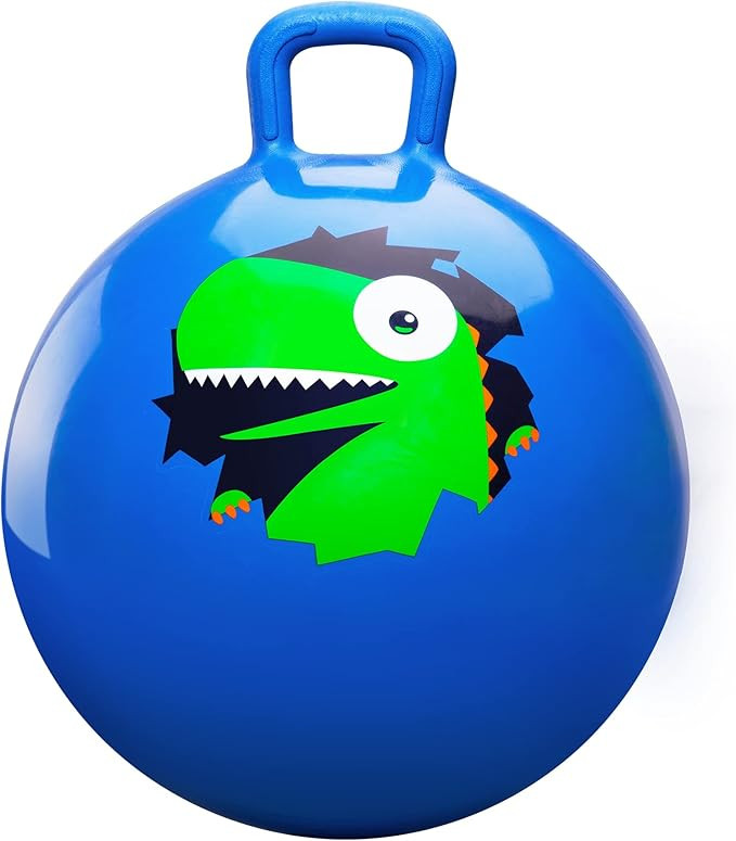 PlayZap Hopper Balls for Kids 3-8, 18 Inches Bouncy Ball with Handle, 18" Inflatable Bouncing Hop... | Amazon (US)