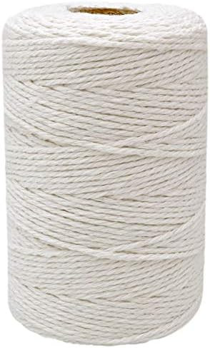 200M (218 Yard) 12-Ply Cotton Twine String,Cooking Kitchen Twine String Craft String Baker Twine ... | Amazon (US)