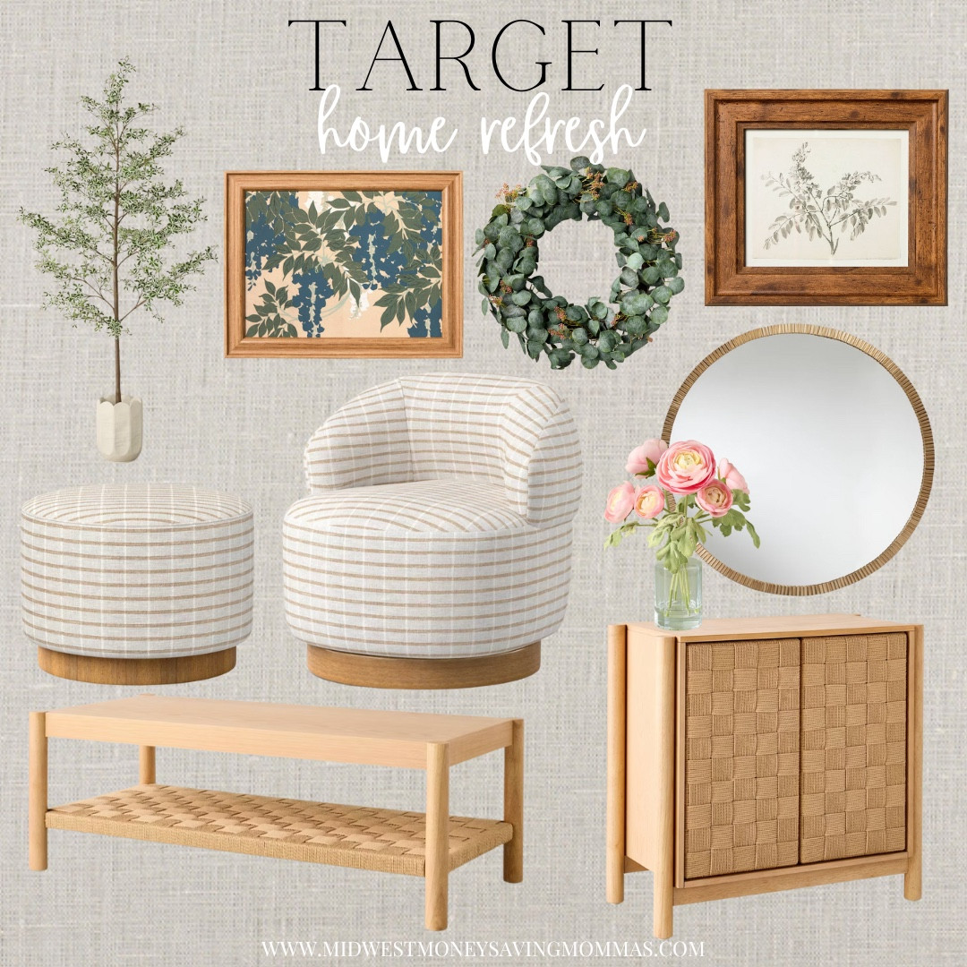 New home arrivals from target

Home refresh  target home  furniture  coffee table  entryway  wall decor  artificial tree  wreath  spring home decor 

#LTKSeasonal #LTKHome #LTKFindsUnder100
