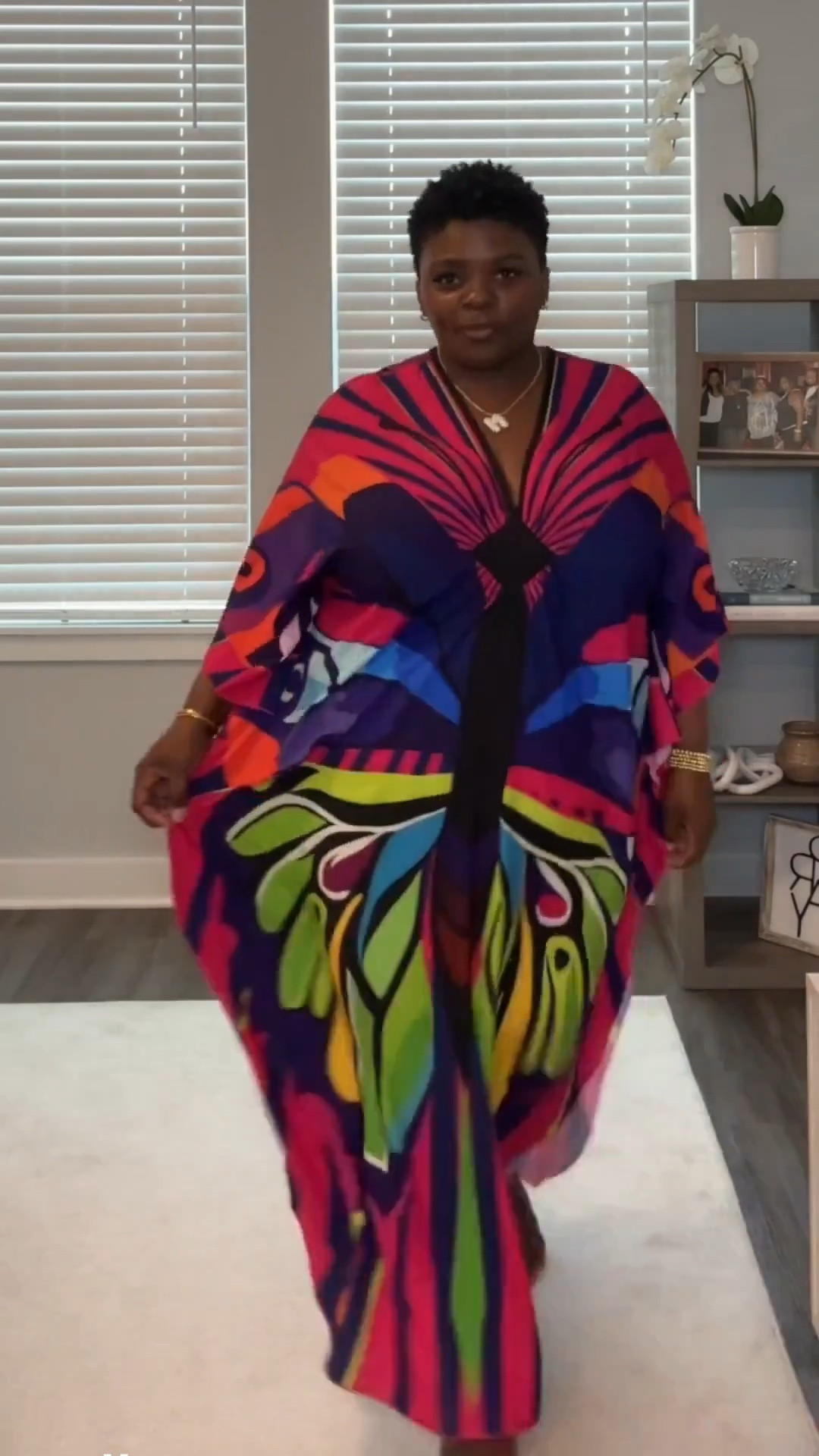 Flowy, comfy, and effortlessly cute 🦋
This lightweight moo moo is giving major lounge-in-style vibes. The soft, breathable fabric makes it perfect for slow mornings, quick errands, or just feeling cute at home. The delicate butterfly detail adds a sweet, whimsical touch that makes it feel a little more special. Think dreamy comfort with just the right hint of charm. #LTKStyle #LTKFall #LTKUnder50 #MooMooStyle #ButterflyVibes #ComfyAndCute #LoungewearLook #CozyChic #EffortlessStyle #StayHomeStyle #BohoLounge #CuteAndComfy #EverydayStyle #FallFits #WeekendWear

#LTKPlusSize #LTKFindsUnder50 #LTKOver40