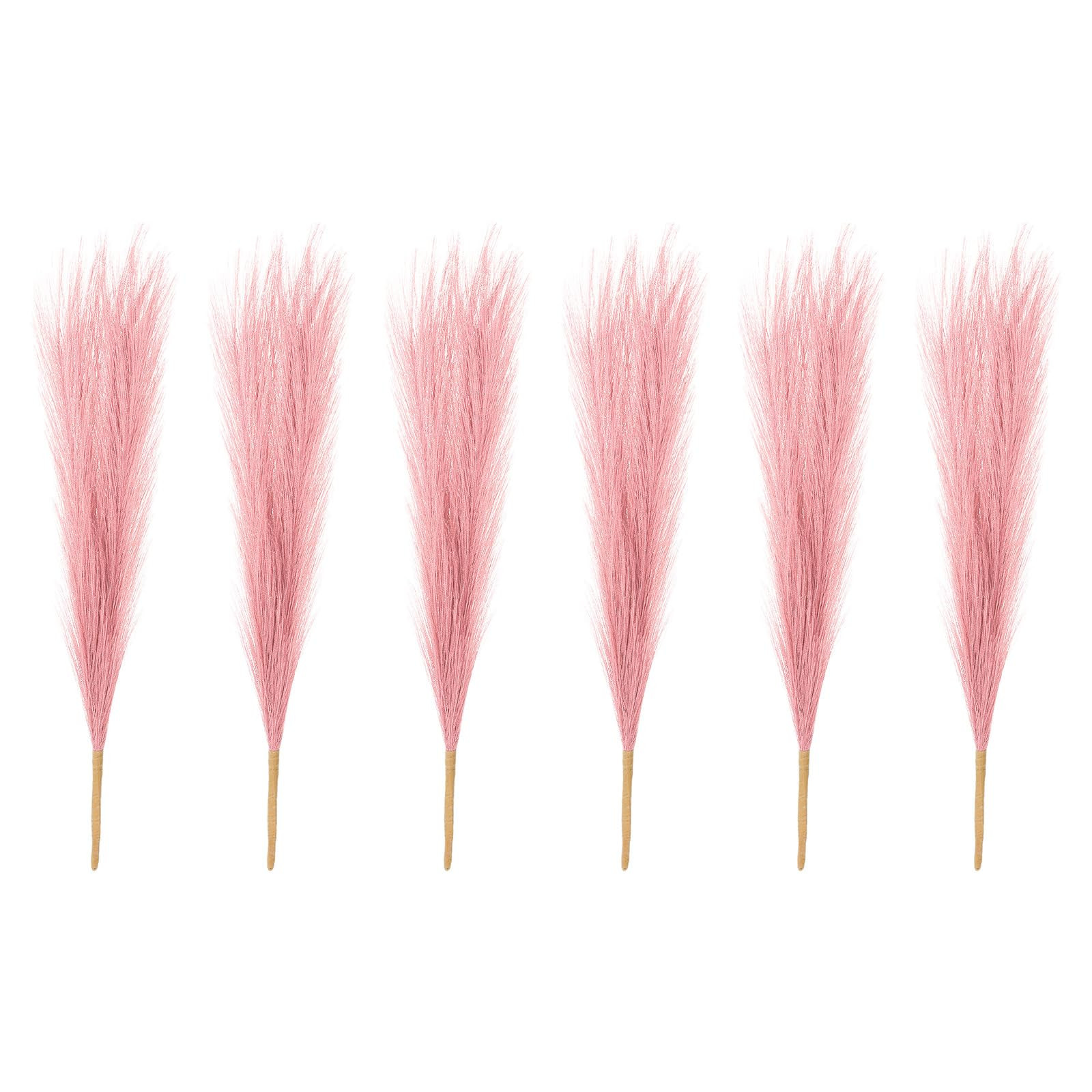 PATIKIL 17 Inch Faux Pampas Grass, 6 Pcs Boho Decor for Home Decoration Artificial Tall Fluffy St... | Amazon (UK)
