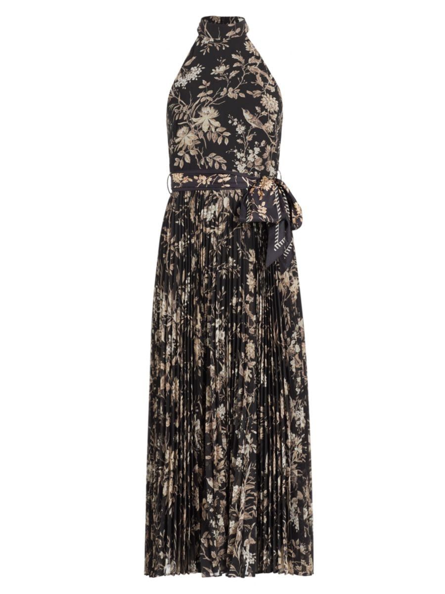 Sunray Picnic Floral Pleated Maxi Dress | Saks Fifth Avenue