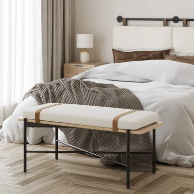 Boucle Upholstered Bench | Wayfair North America