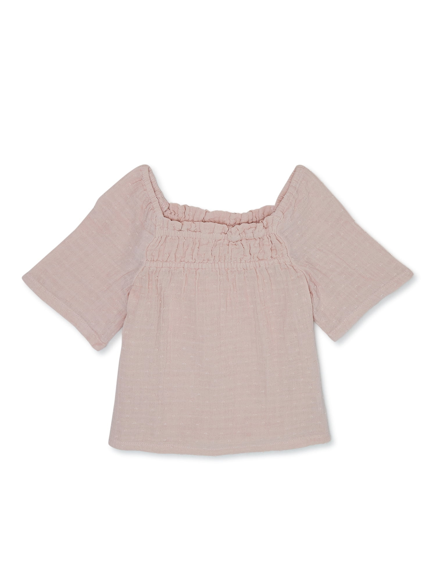 easy-peasy Toddler Girl Swiss Dot Top, Sizes 18M-5T | Walmart (US)