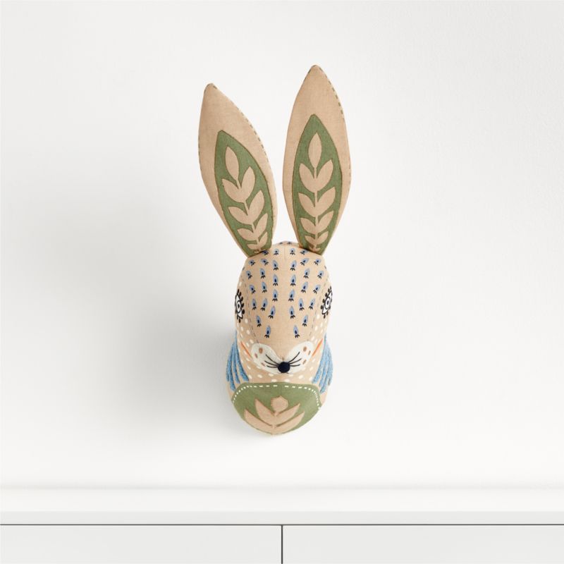 Curious Bunny Animal Head Wall Decor + Reviews | Crate & Kids | Crate & Barrel