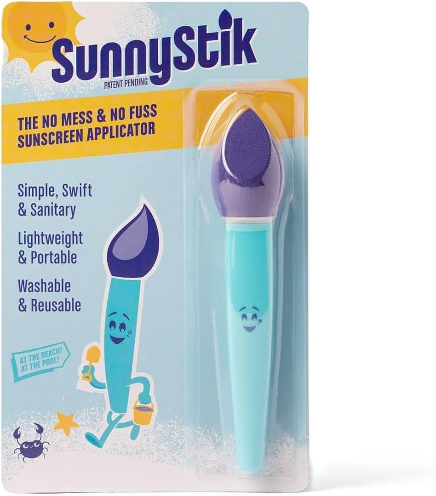 SunnyStik: No-Mess No-Fuss Sunscreen Applicator for Kids, Tulip Shaped Connector for Precise Appl... | Amazon (US)
