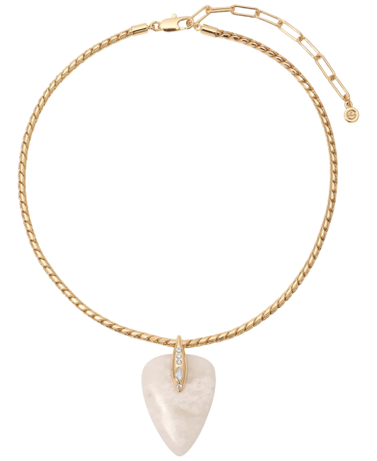 Ettika Turquoise Solstice Pendant Choker Necklace - Bone | Macy's