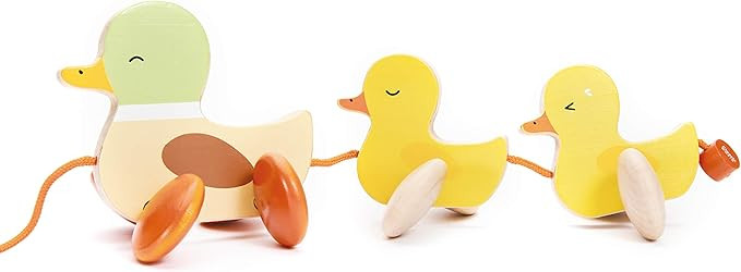 Classic World Pull Along Walking Toys, Wooden Pull Duck Toy for Baby Toddler | Amazon (US)