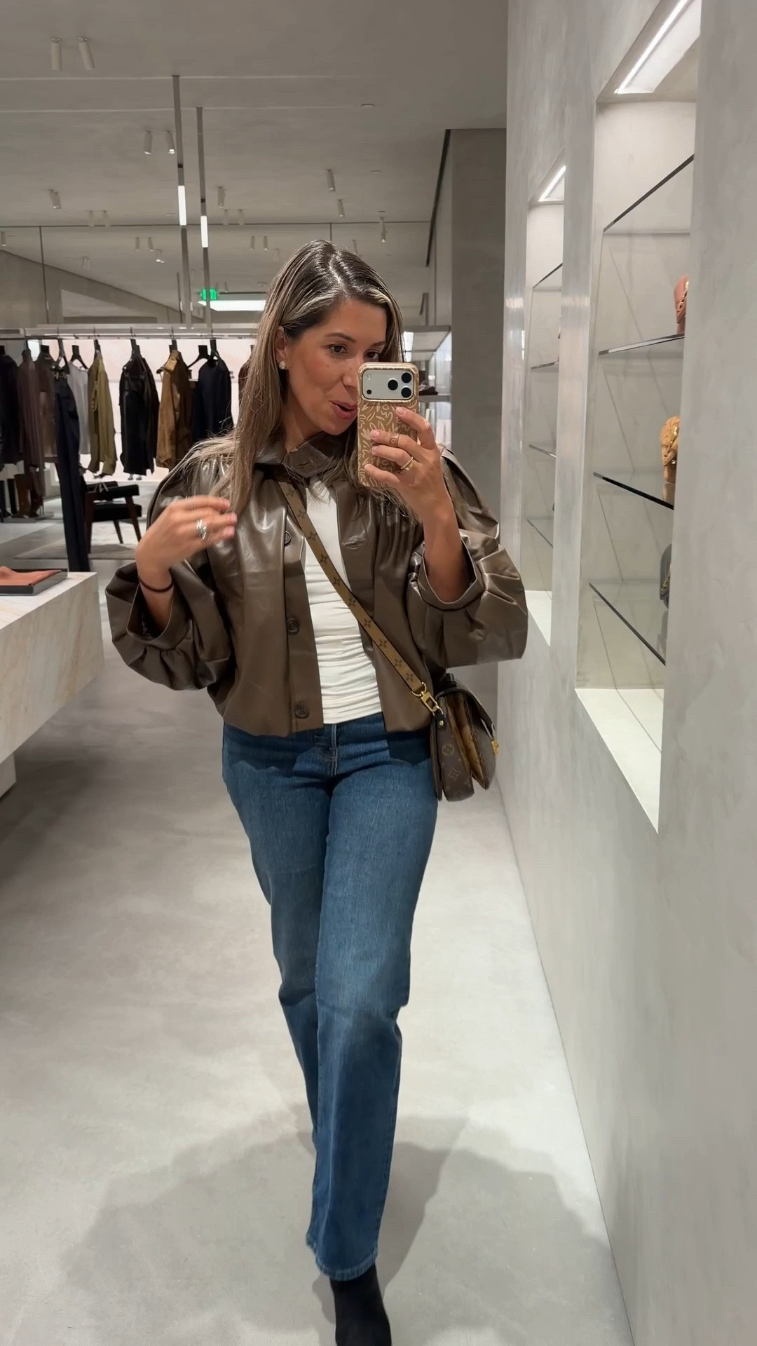 This Steve Madden jacket… the color, the sleeves, everything! 🤎 

It makes a simple white tee and jeans feel so elevated, and I’m already picturing it over my fall dresses. Such a gorgeous find!

Tap below to shop 🫶

#LTKootd