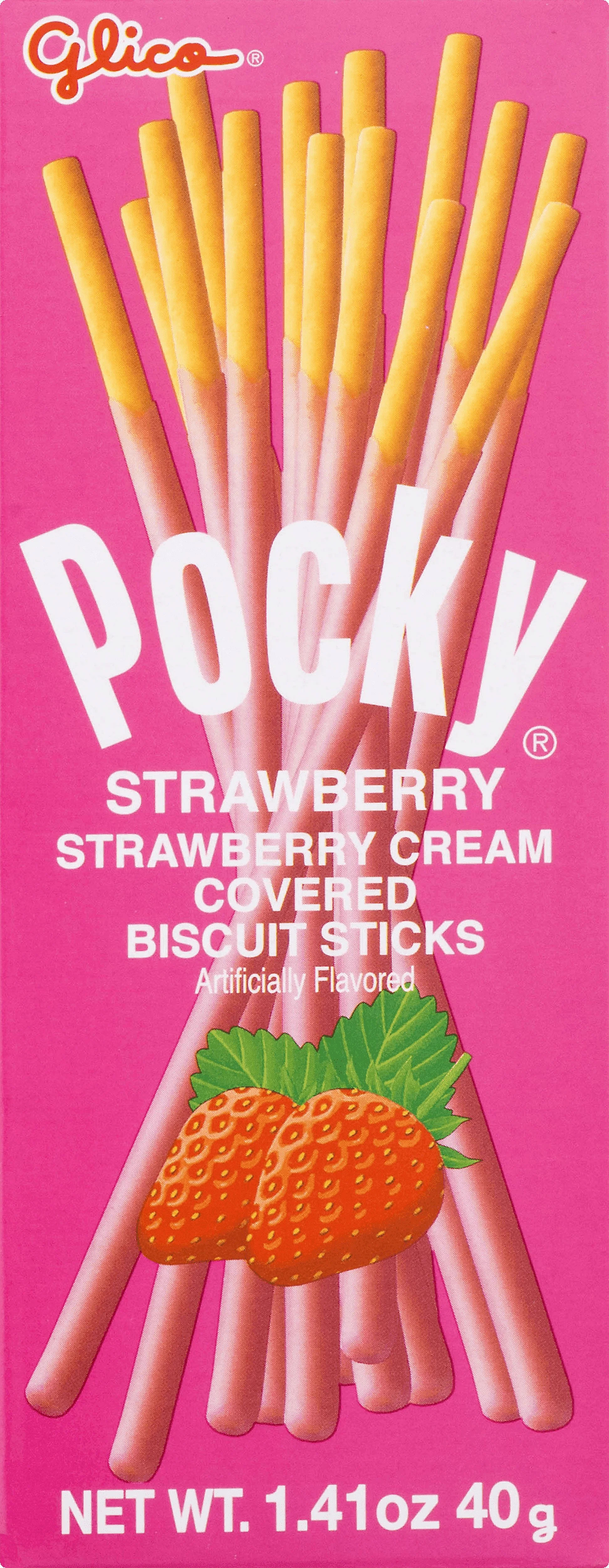 Glico Pocky Biscuit Sticks, Strawberry, 1.41 Oz - Walmart.com | Walmart (US)