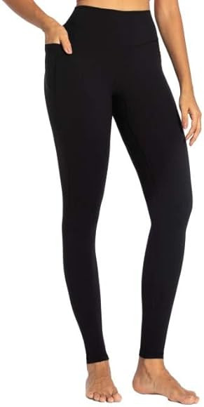 Sunzel No Front Seam Workout Leggings for Women with Pockets, High Waisted Compression Yoga Pants... | Amazon (US)
