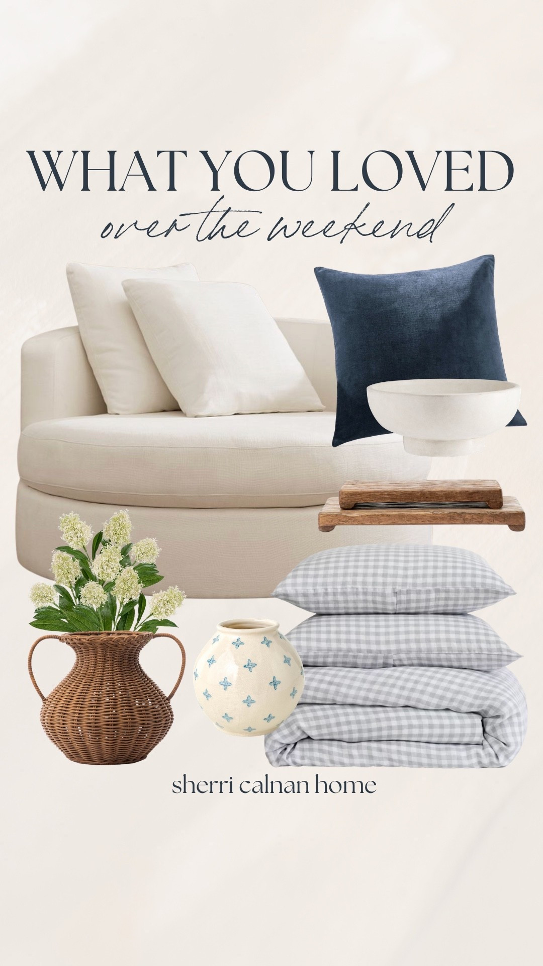 Your top picks from the weekend! ✨ I’m loving this mix of spring decor and neutral finds, all which would complement a variety of home styles.  These faux florals are such a great price, as is this ceramic vase and this gingham bedding. One of my favorite bowls from Pottery Barn (shown here) is also on sale! 

#LTKSaleAlert #LTKSeasonal #LTKHome