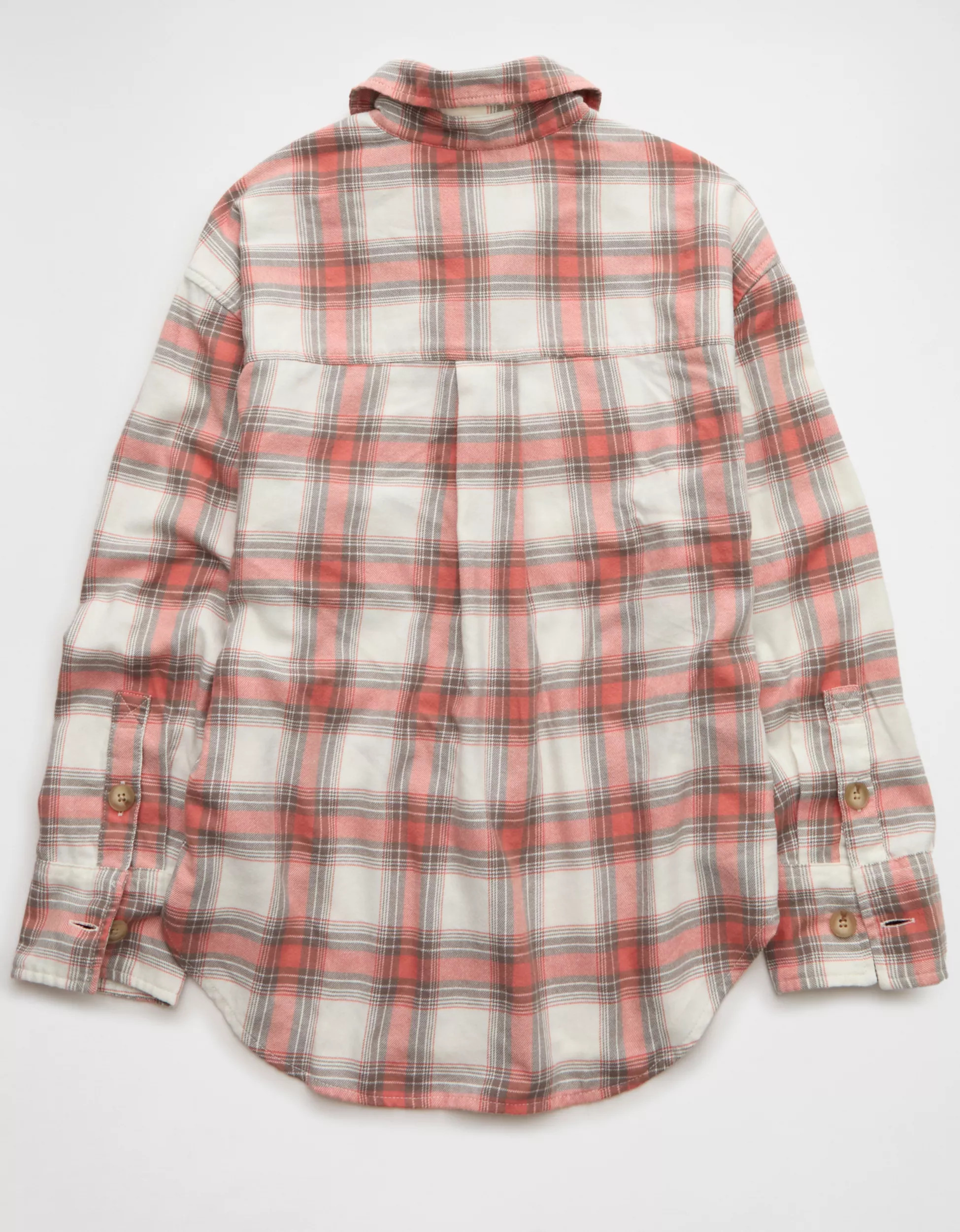 AE Plaid Button-Up Shirt | American Eagle Outfitters (US & CA)